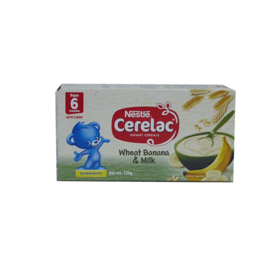 Nestle Cerelac Wheat Banana Milk 120g Is Available At All RB Patel