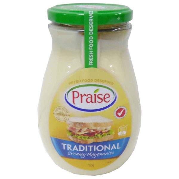 Praise Mayonnaise 700g is available at any RB Patel Stores around Fiji