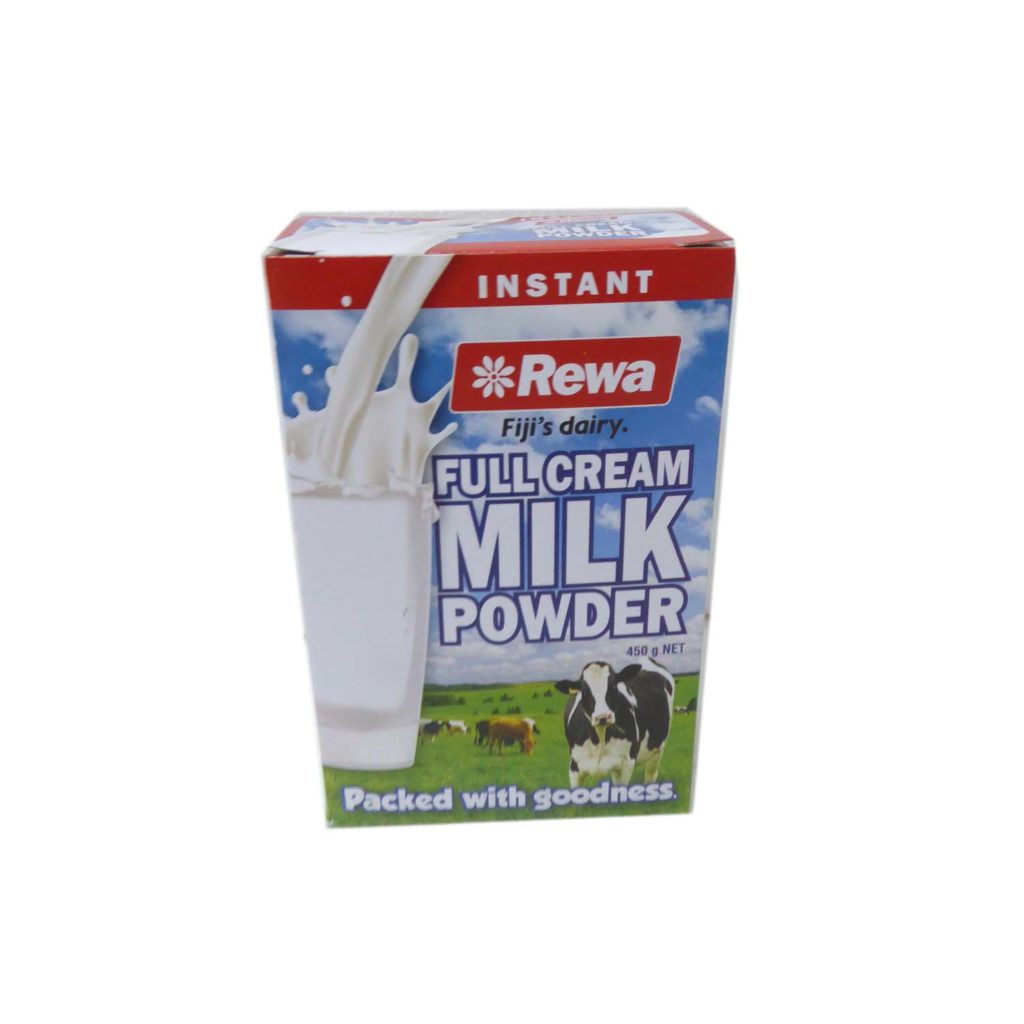 Rewa Powdered Milk 450g is available at any RB Patel Stores around Fiji.