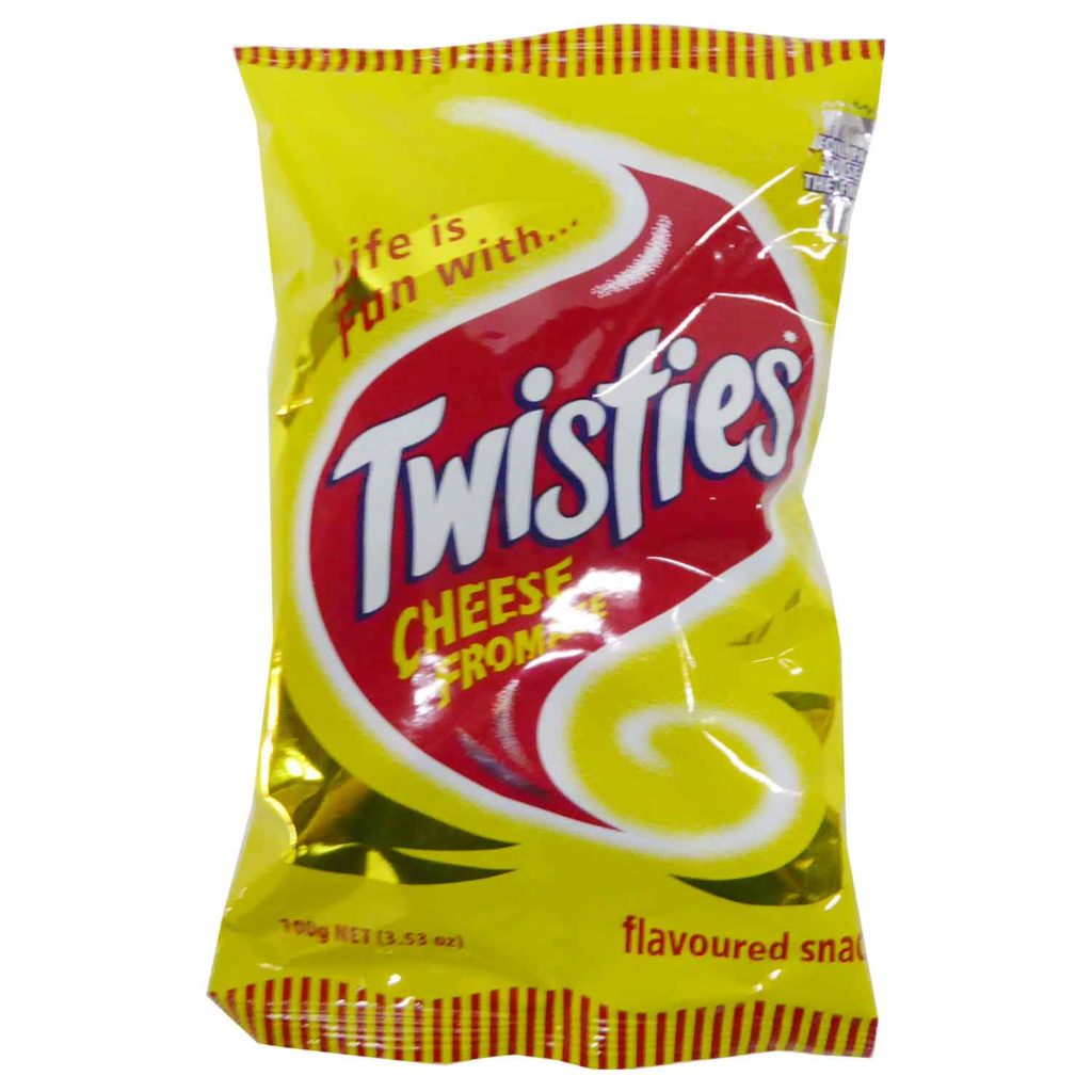 Twisties Snacks - Cheese 100g - RB Patel Group