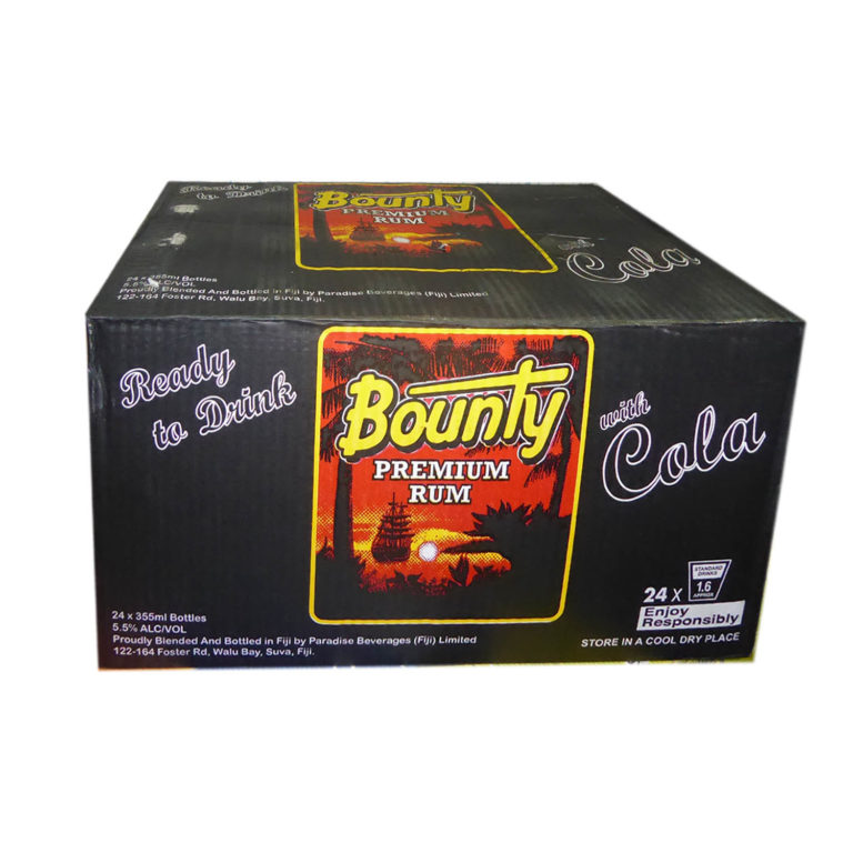 Bounty Rum N Cola CTN 24x355ml RB Patel Group