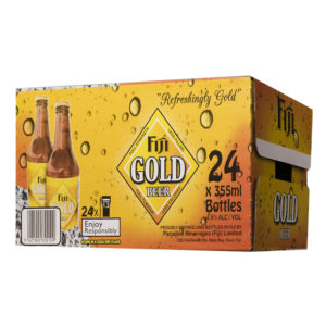 Fiji Gold Beer Stubby Ctn 24x355ml is available at any RB Patel Stores