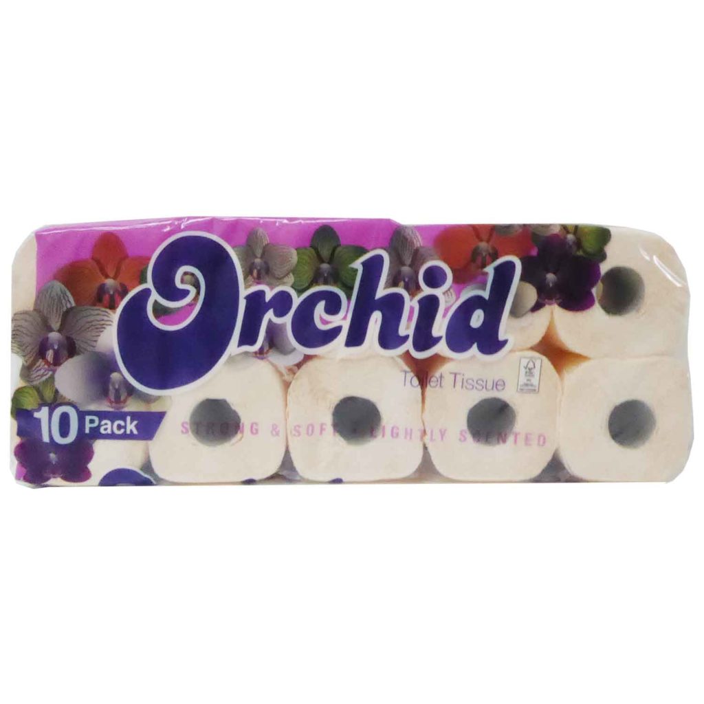 Orchid Toilet Paper 10s is available at any RB Patel Stores around Fiji.