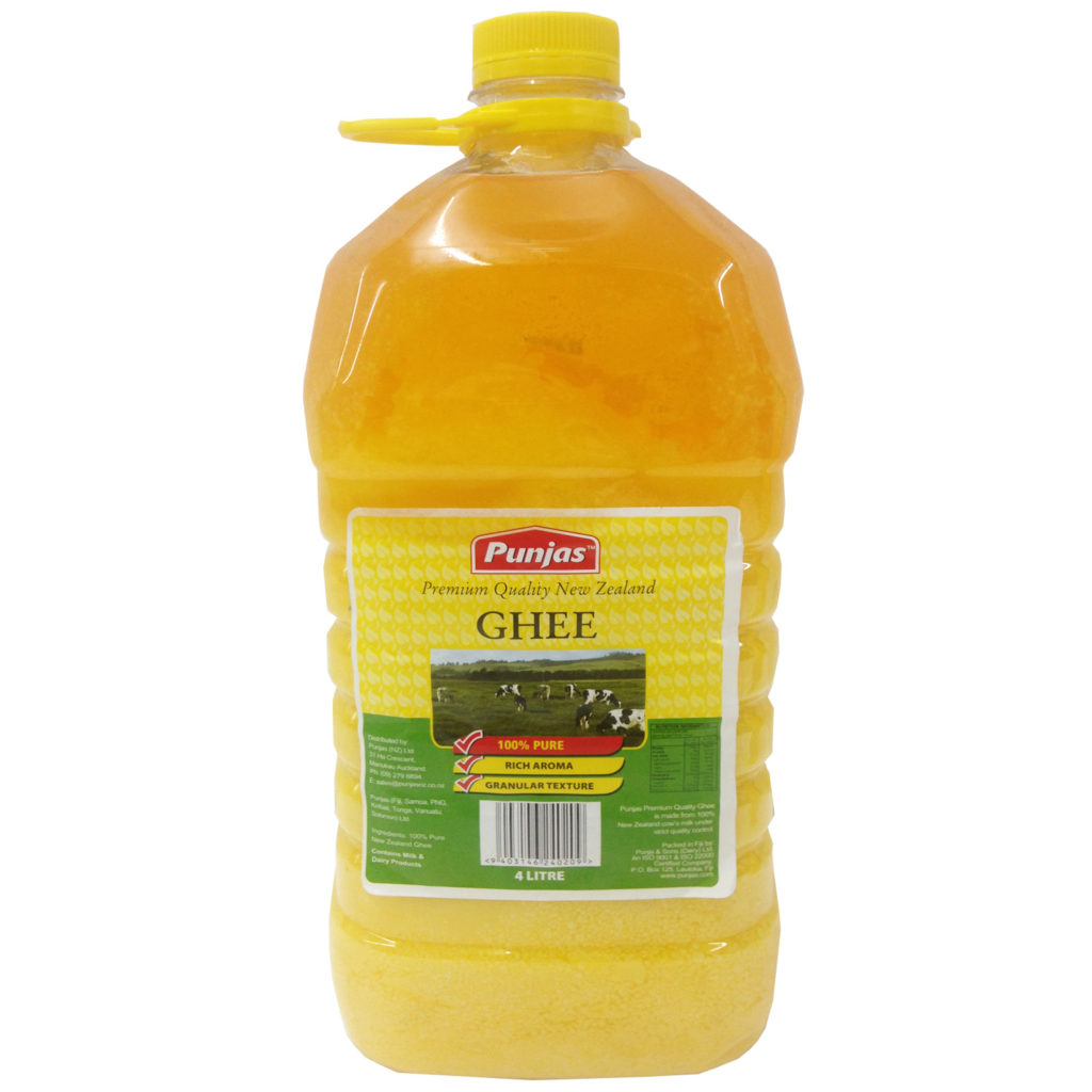 Punjas Pure New Zealand Ghee 4Ltrs is available at your RB Patel Stores