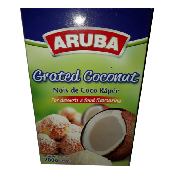 Aruba Grated Coconut 200g is available at your RB Patel Stores