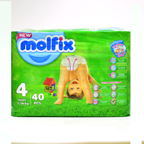The Molfix Baby Diapers Bulk Pack Large 40’s available at your RB Patel