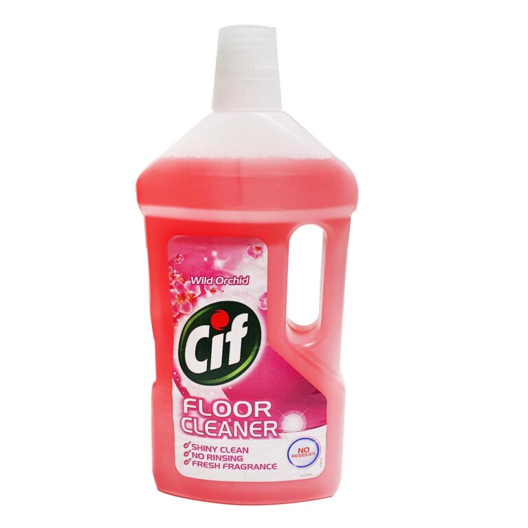 Cif Liquid Floor Cleaner Wild Orchid 1ltr can be used to shine your floor