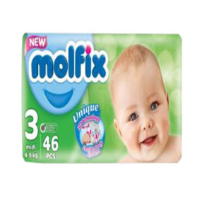 Molfix Baby Diapers Bulk Pack - Medium 46's