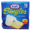 Kraft Cheddar Slice Cheese - Singles 12s