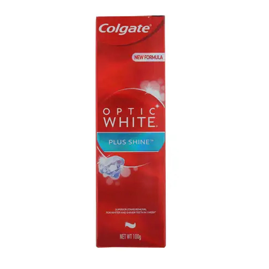 Colgate Optic White Plus Shine 100g - Rb Patel Group