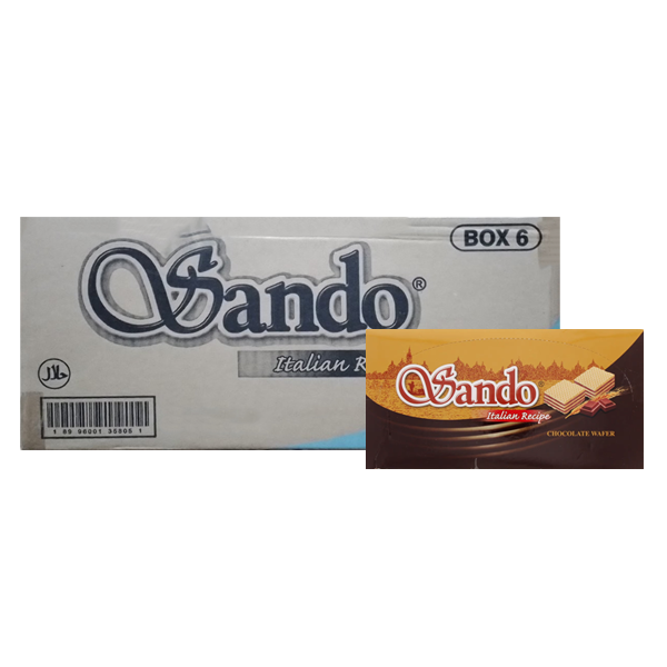 Sando Wafer Chocolate 6x24x32g Ctn