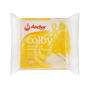 Anchor Colby Slice Cheese 12s 250g
