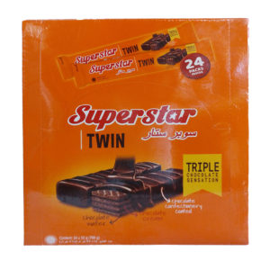 Superstar Twin Chocolate Wafer 24x32g