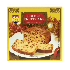 Lees Golden Fruit Cake 500g