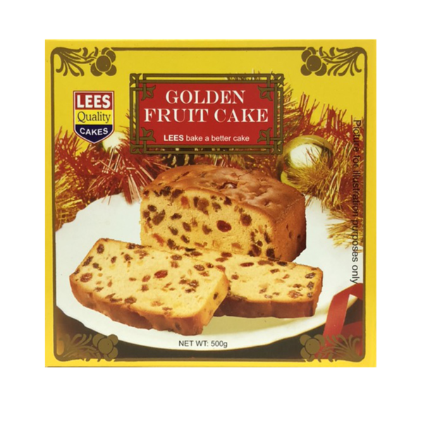 Lees Golden Fruit Cake 500g