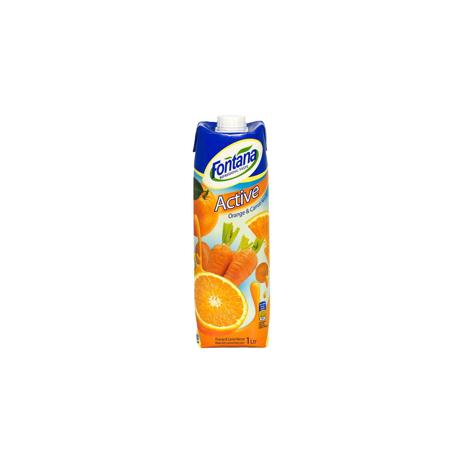 Fontana Active Orange & Carrot 1Ltr Fontana Active Orange & Carrot 1Ltr