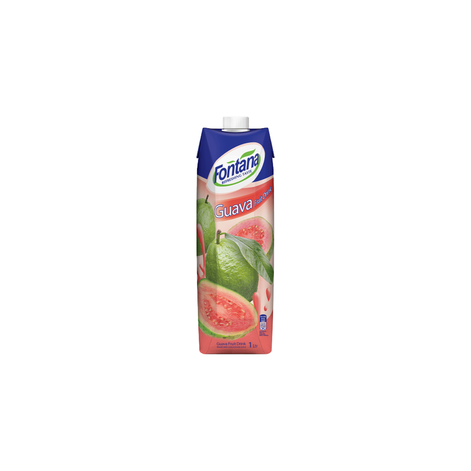 Fontana Guava Juice 1Ltr FONTANA Juice - Pink Guava 1Ltr