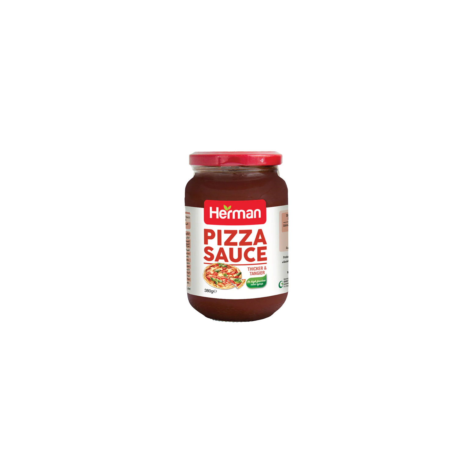 Herman Pizza Sauce Jar 380g Herman Pizza Sauce - Jar 380g