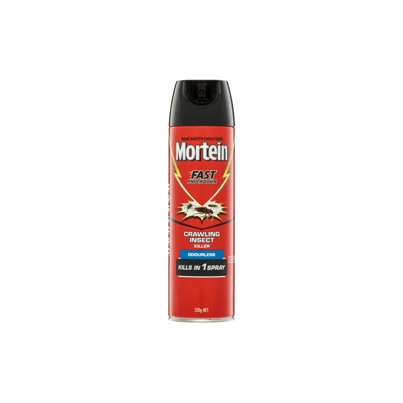 Mortein FK Crawling Insect Odourless 350g Mortein Fast Knockdown Crawl Spray 350g