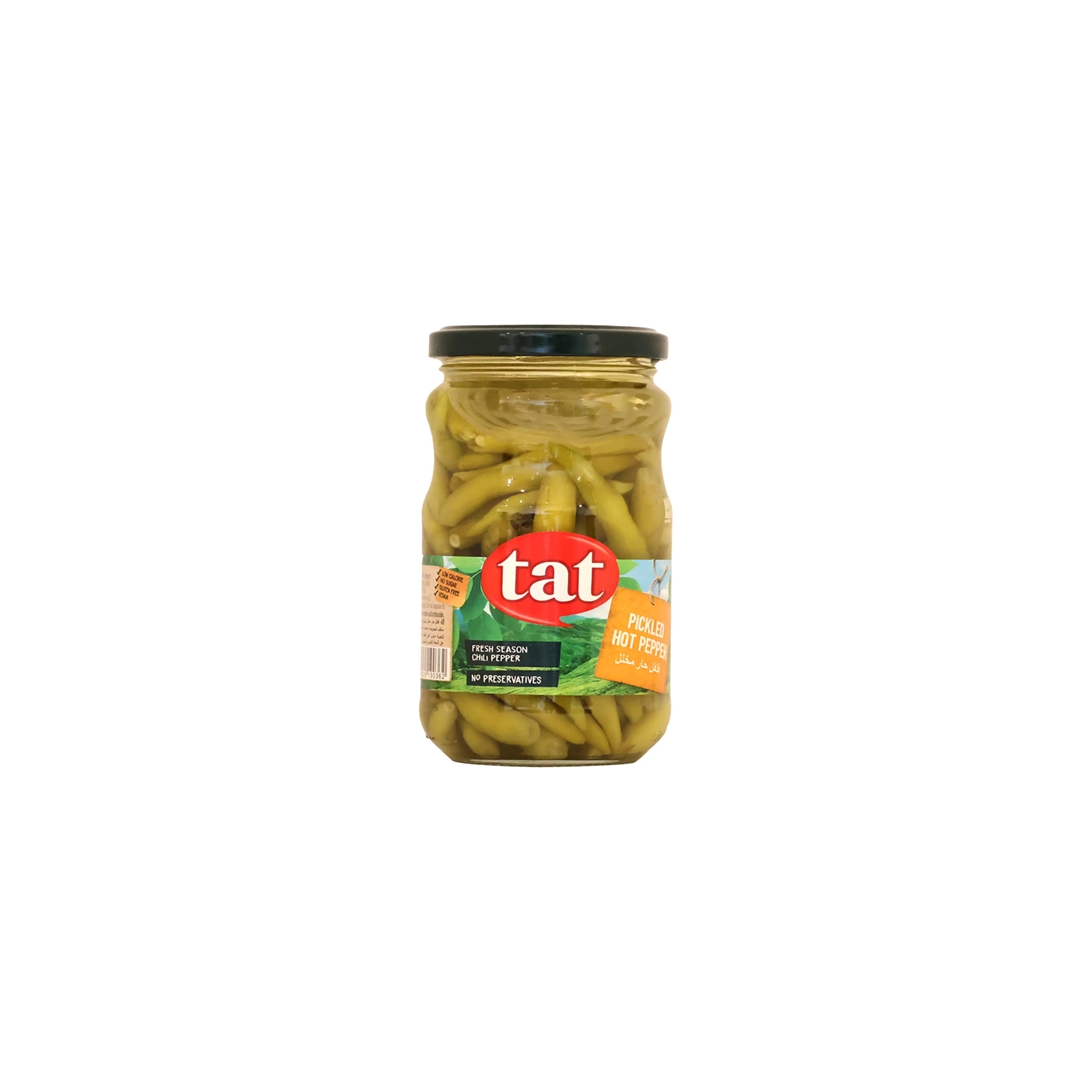 Tat Pickled Hot Peppers 330g Jar TAT Brand Pickled Hot Peppers 330g Jar