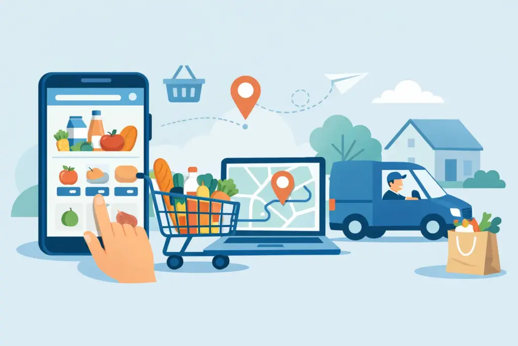 How Does Online Grocery Shopping Work?