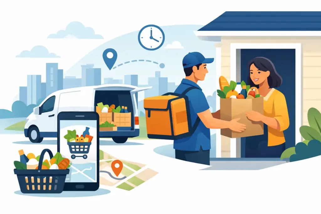 Supermarket Home Delivery for Busy Households